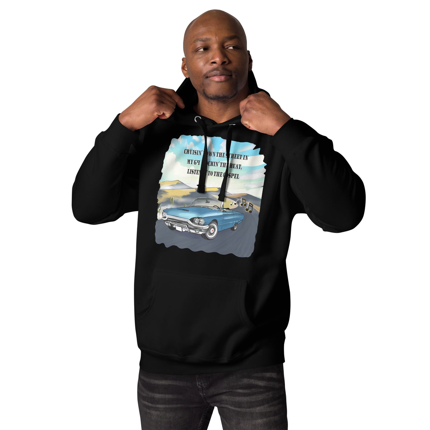 Cruisin’ Down The Street-Pullover Hoodie